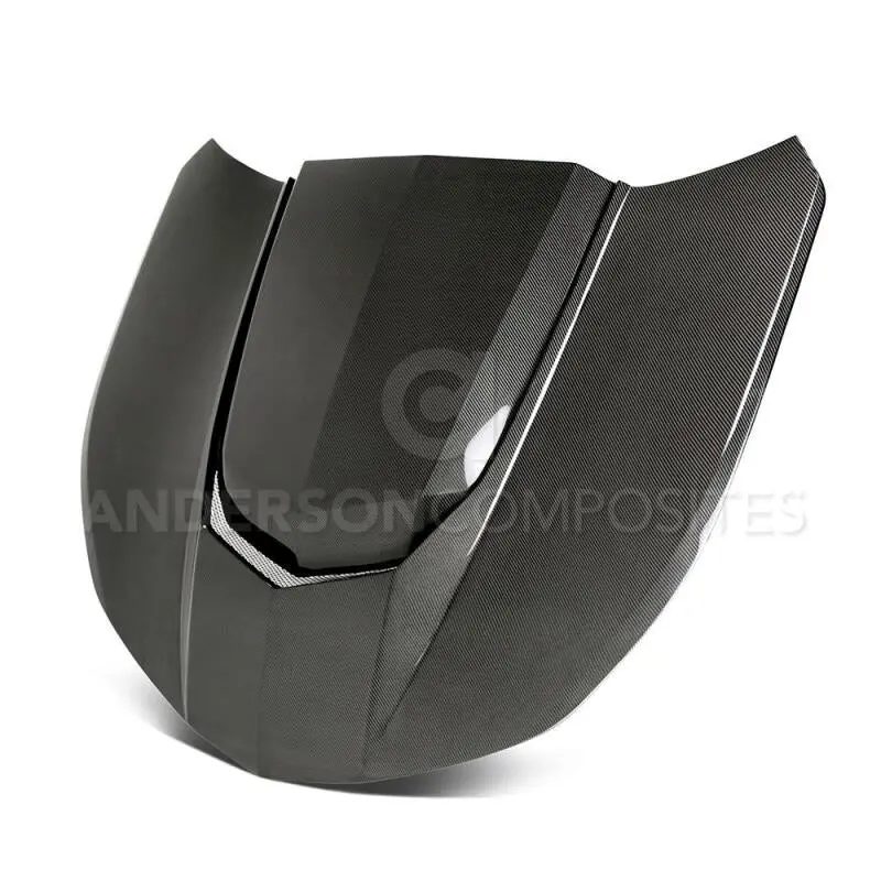 Anderson Composites 2016-2021 Chevrolet Camaro 6Th Gen + Type-Az Double Sided Fiber Hood 1