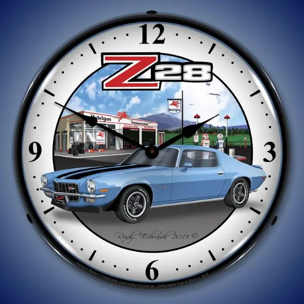 1970 2Nd Generation Camaro Z28 Lighted Clock 1