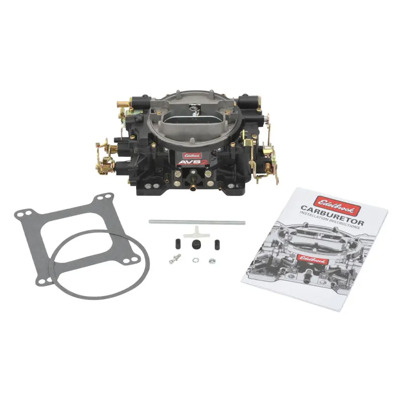 Edelbrock 1972-1981 Chevrolet Camaro 2Nd Gen Carburetor Avs2 Series 650 Cfm Manual Choke Black Powder Coated (Non-Egr) 1