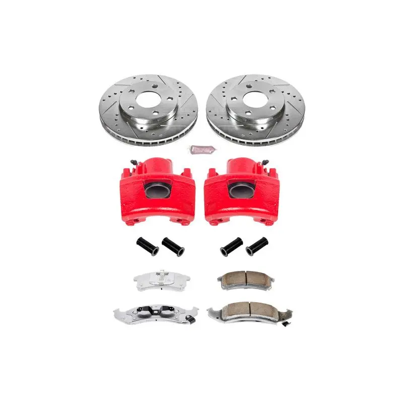 Powerstop 1994-1997 Chevrolet Camaro 4Th Gen Power Stop Lesabre Front Z26 Street Warrior Brake Kit W Calipers 1