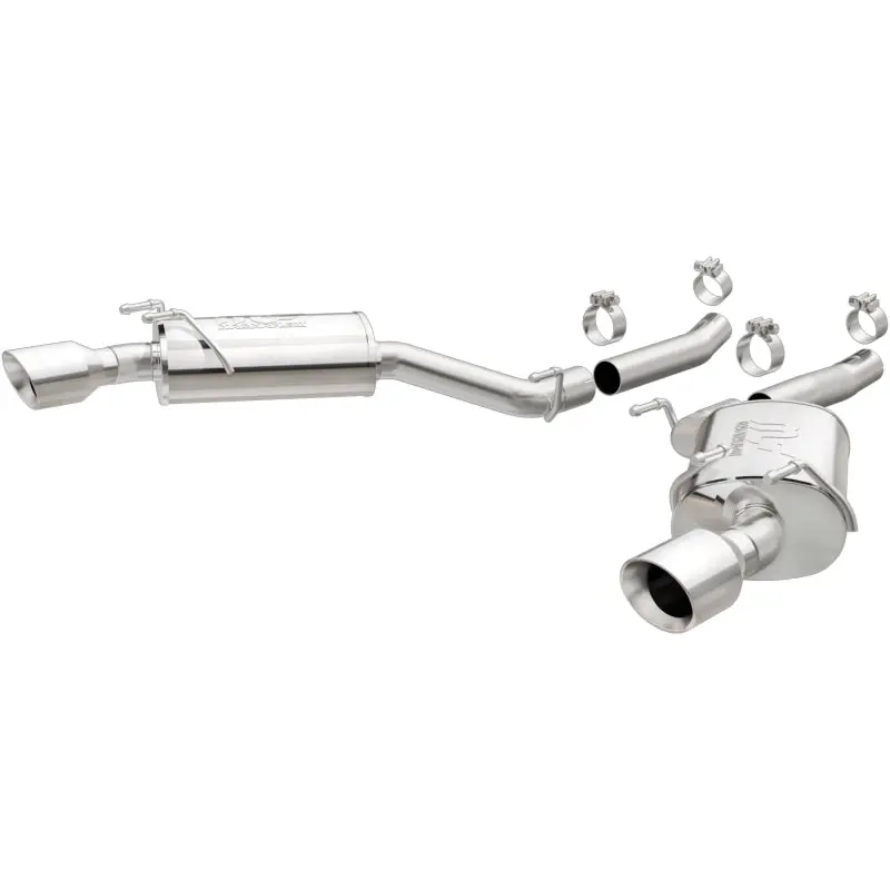 Magnaflow 2010-2015 Chevrolet Camaro 5Th Gen Axle-Back Stainless Dual Split 4In Polished Tips Convert. 3.6L V6 1