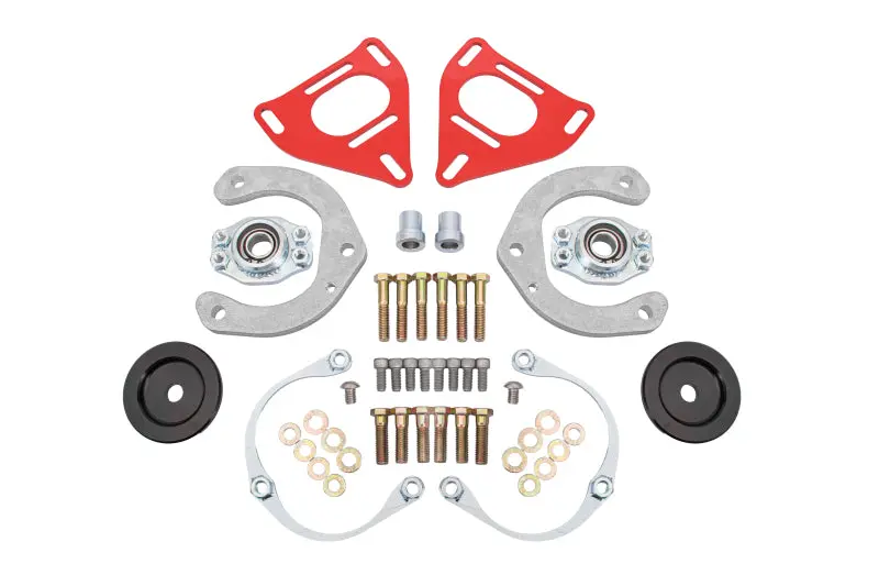 Bmr Suspension 2016-2021 Chevrolet 6Th Gen Camaro Bmr Caster Camber Plates (Coil-Over Only) Red 1
