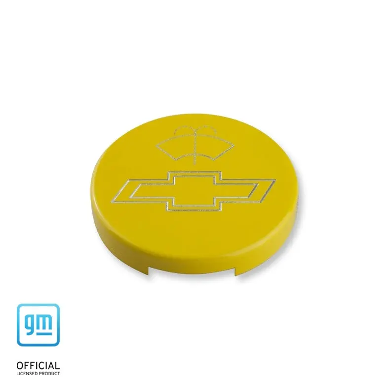 2010+ 5Th And 6Th Gen Camaro Washer Fluid Cap Cover Color Matched With Logo Option 1