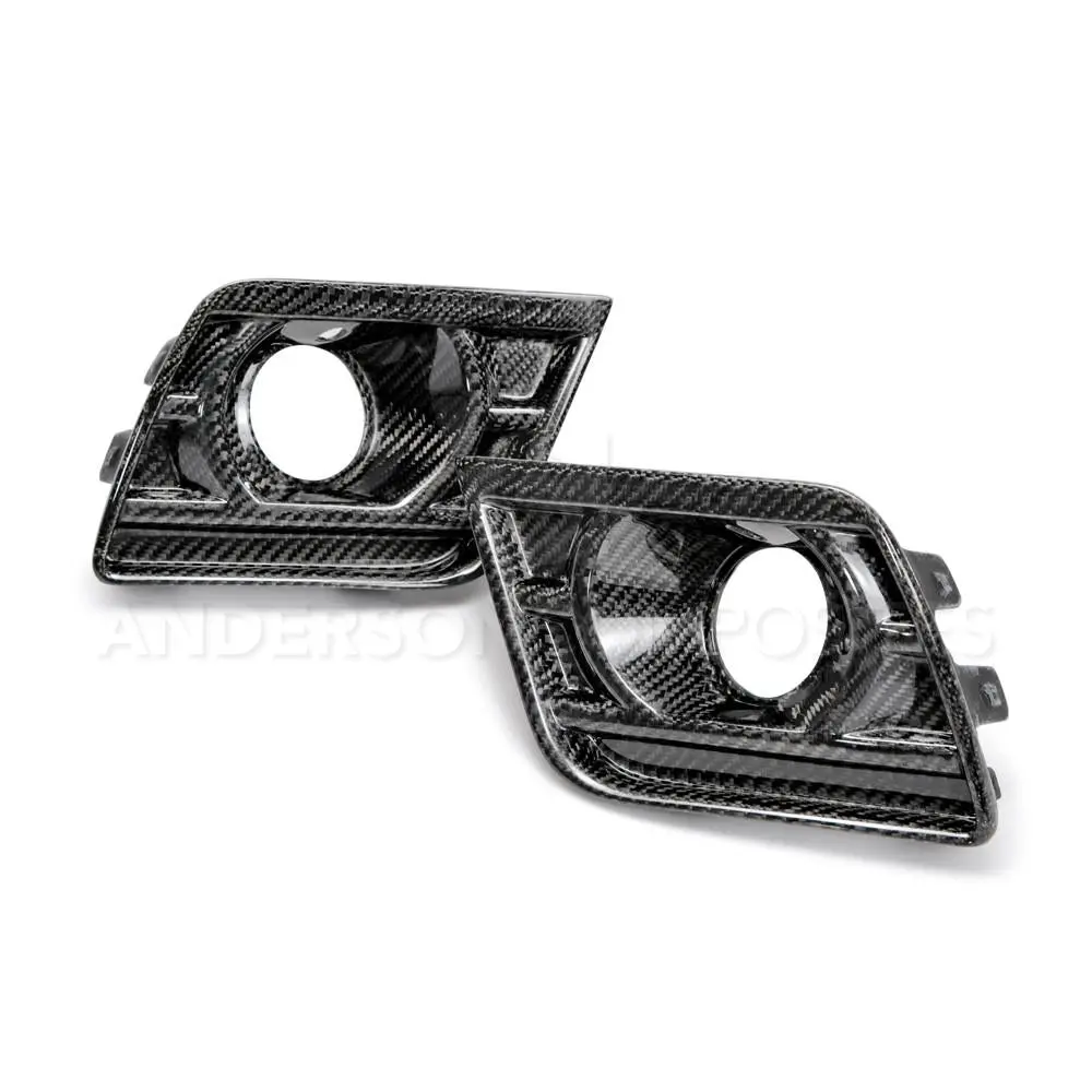 2014-2015 Chevy Camaro Z28 Style Carbon Fiber Air Duct Bezels (Pair) 1