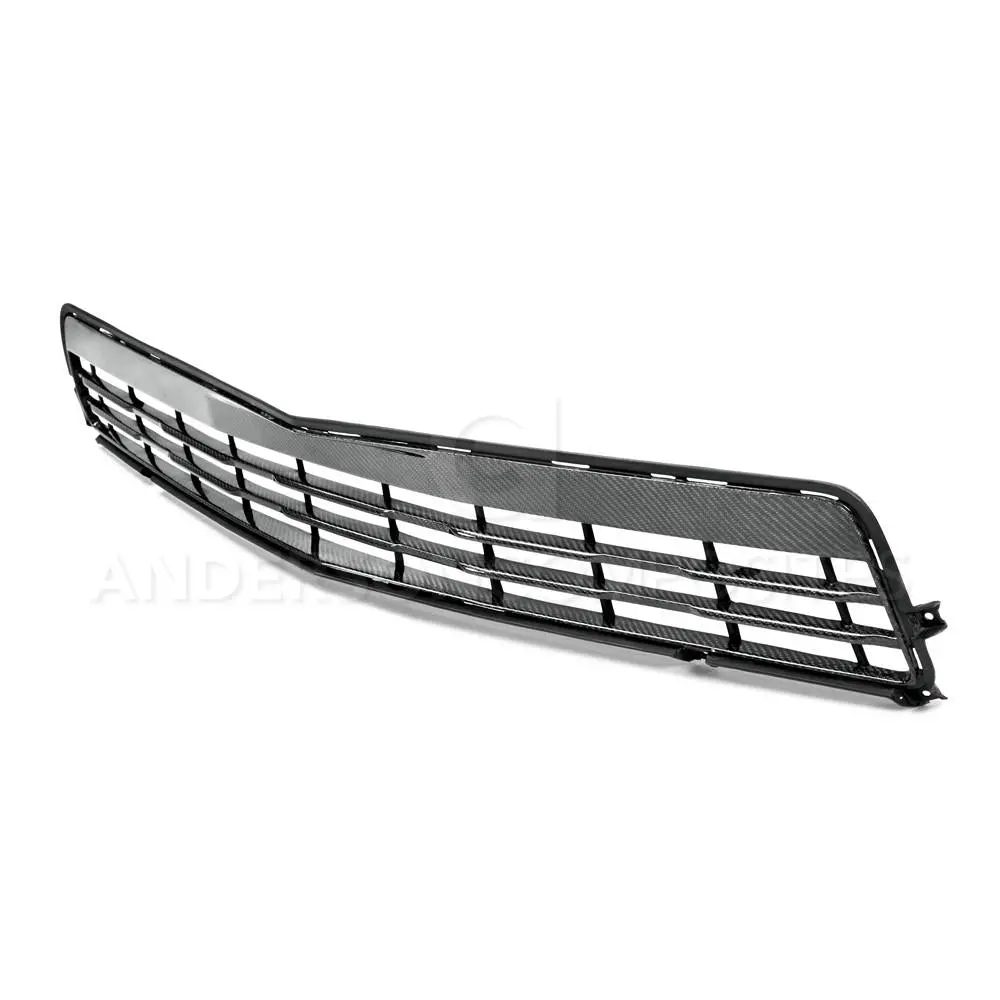 2014-2015 Chevy Camaro Ss/Z28 Carbon Fiber Front Lower Grille 1