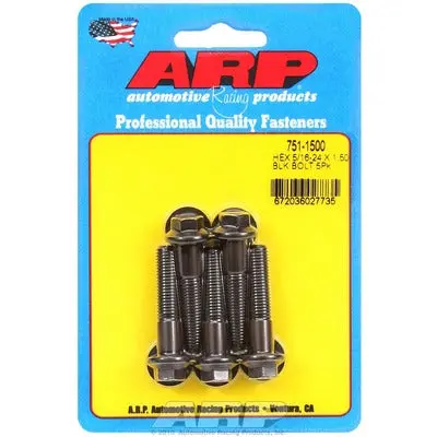 Arp Hex Bolt 751-1500, Bolt, 5/16-24" Thread (5Pk) 1