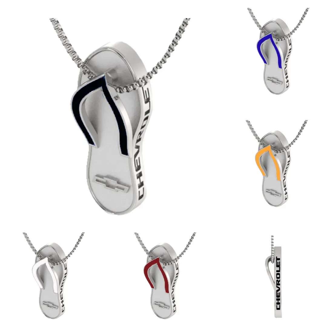 Chevrolet Bowtie Flip Flop Pendant 1