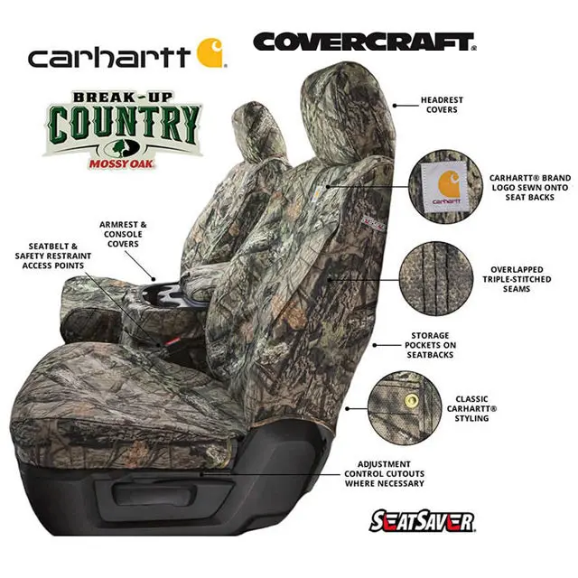 Covercraft Carhartt Camo Seat Saver 1
