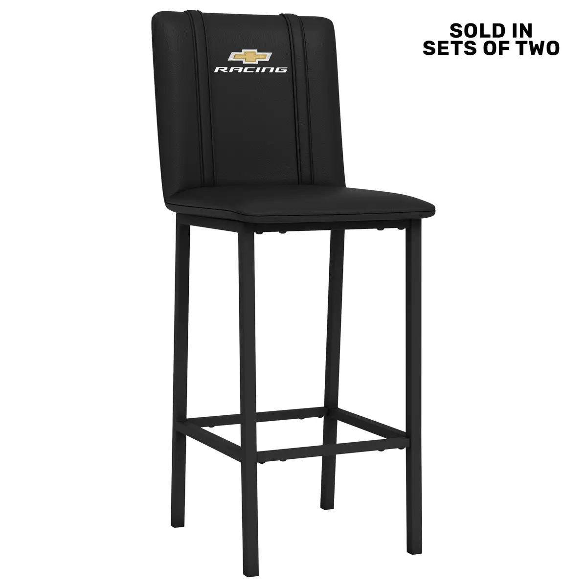 Bar Stool 500 With Chevy Racing Logo Set Of 2 1