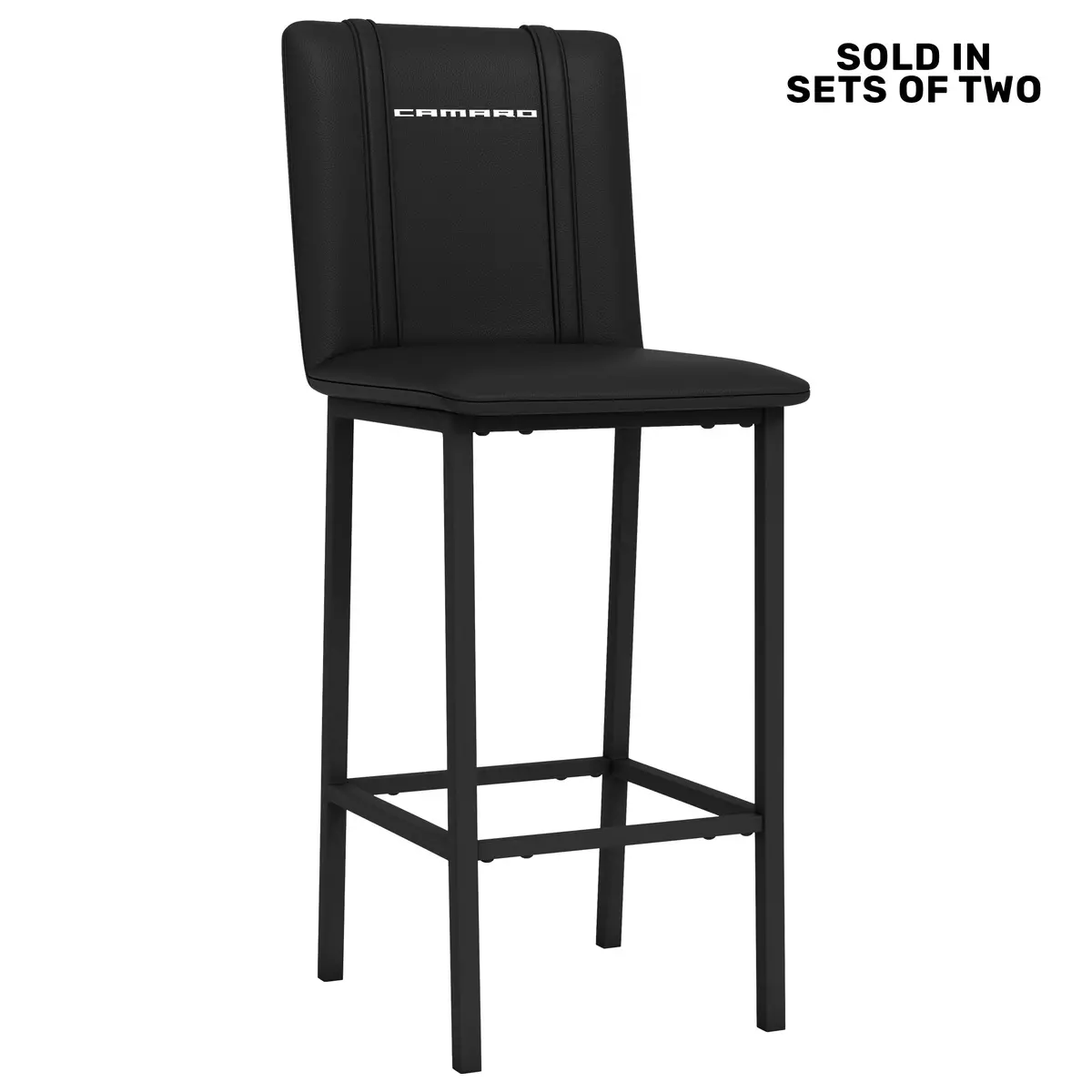 Bar Stool 500 With Camaro Logo Set Of 2 1