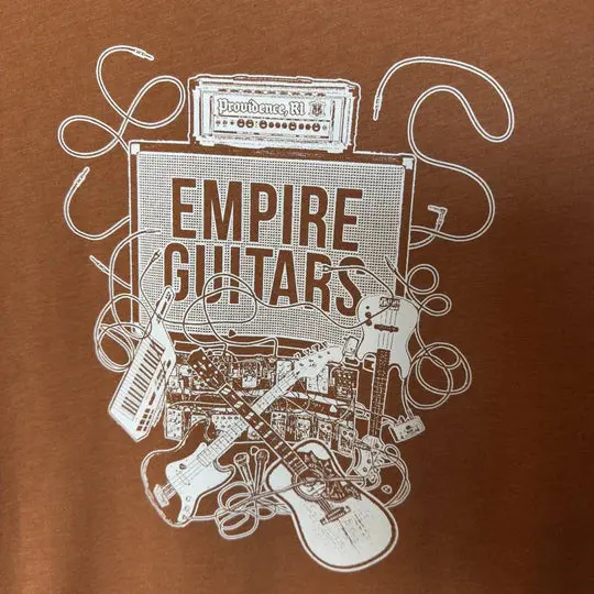 Empire Guitars Big Mess Burnt Orange T-Shirt Xxxl 1