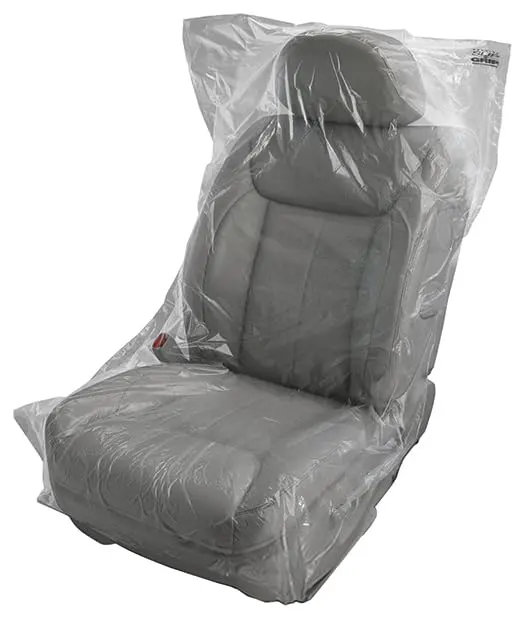 Heavy-Duty 1 Mil Motor Vehicle Seat Covers – 2-Layer Anti-Slip Vinyl Automotive Seat Protectors (52" L X 32" W) – Durable Non-Slip Slip-N-Grip Technology Seat Covers For Cars, Trucks & Suvs 1