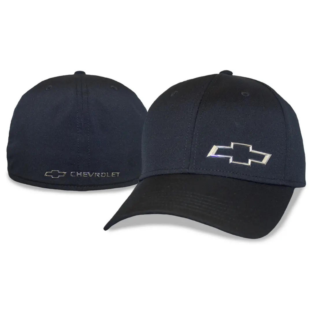 Black Performance Fabric Sonic Weld Chevrolet Hat / Cap 1