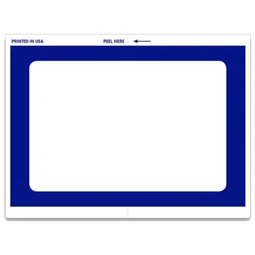 Blank Dealer Add On Sticker – 4.5" X 6" Customizable Self-Adhesive Vehicle Window Decal, Durable Weather-Resistant Automotive Marketing Sticker For Car Dealerships 1