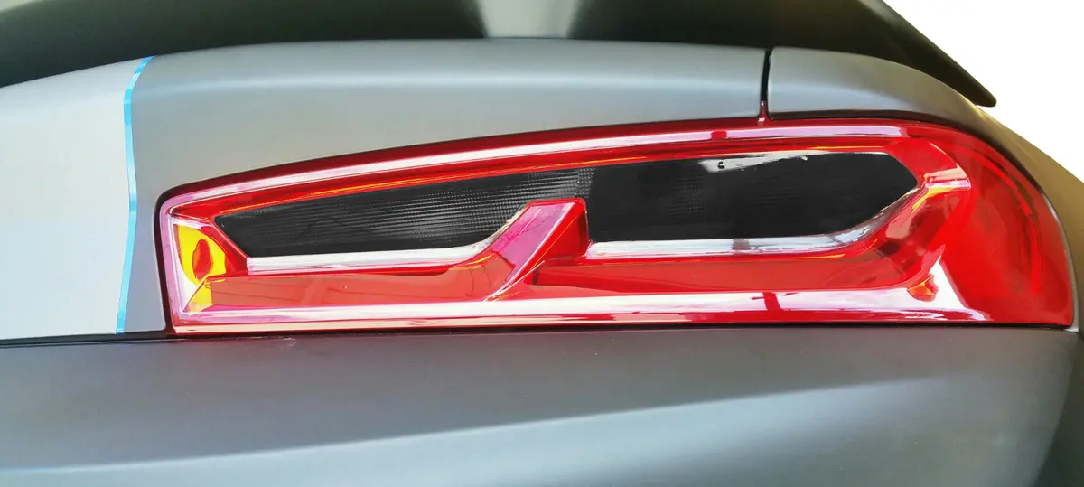 2016-2024 Chevrolet Camaro Lamin-X Tail Light Blackout - Ca 1