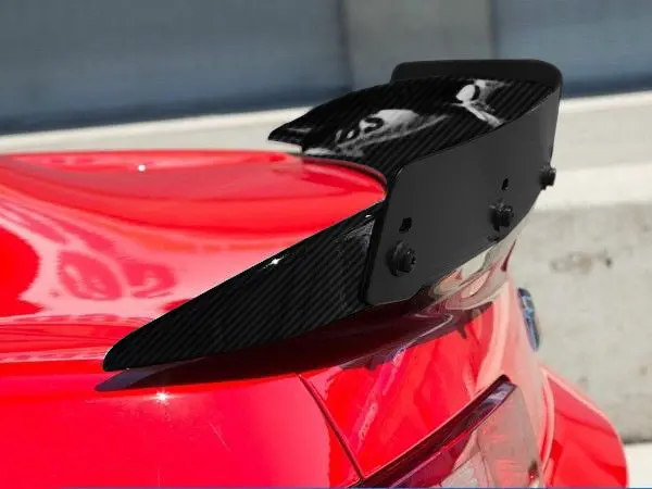 2010-2013 Chevrolet Camaro Hydro Carbon Fiber Zl1-Style Rear Spoiler W/Wickerbill Insert - Ca 1