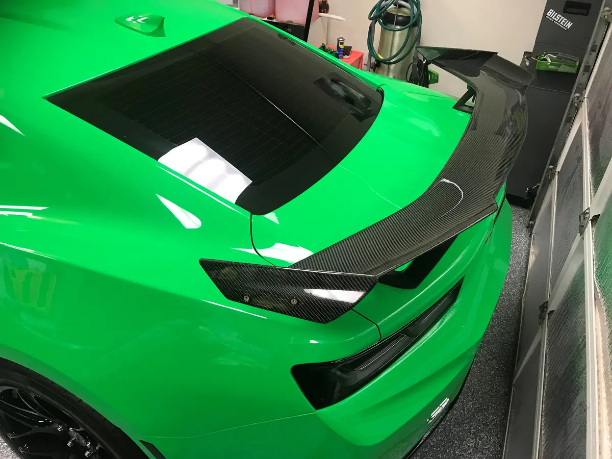 2016-2024 Chevrolet Camaro Hydro Carbon Fiber Zl1 Style Rear Wing Spoiler - Ca 1