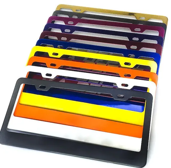 2016-2023 Chevrolet Camaro Color Match License Plate Frames - Ca 1