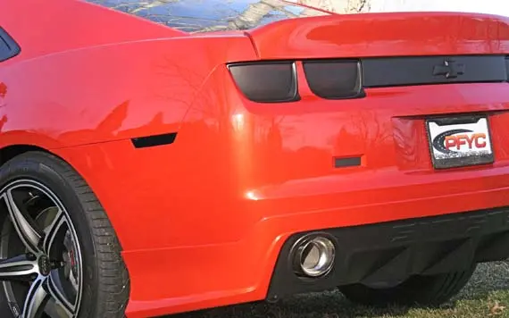 2010-2015 Chevrolet Camaro Acrylic Side Marker Blackout Kit - 4 Piece - Ca 1