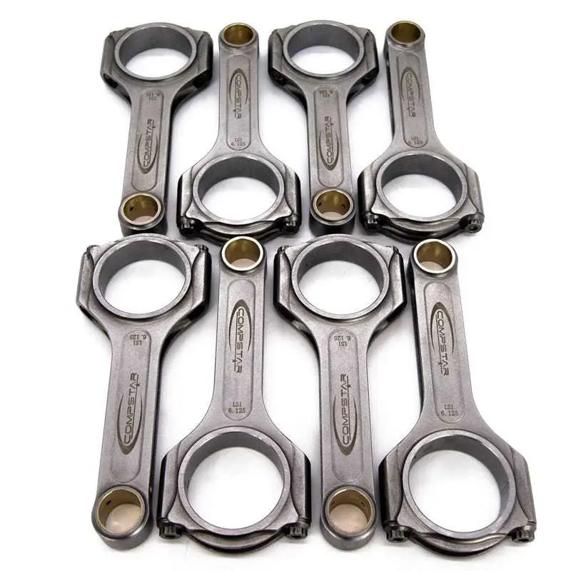 Callies Compstar Xtreme 6.125” H Beam Connecting Rods, Small Block Chevy 1