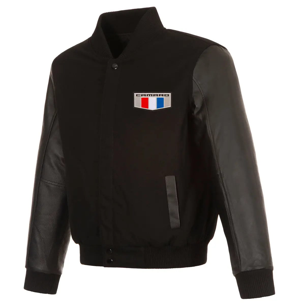 Camaro Reversible Wool And Leather Jacket 1