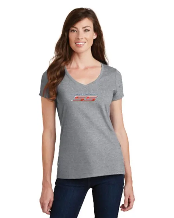 Camaro 2010 Ss Ladies V-Neck T-Shirt 11