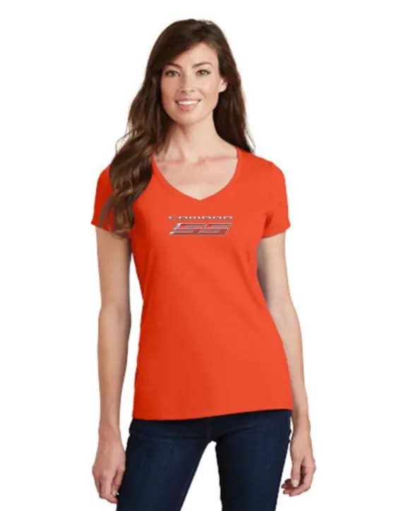 Camaro 2010 Ss Ladies V-Neck T-Shirt 8