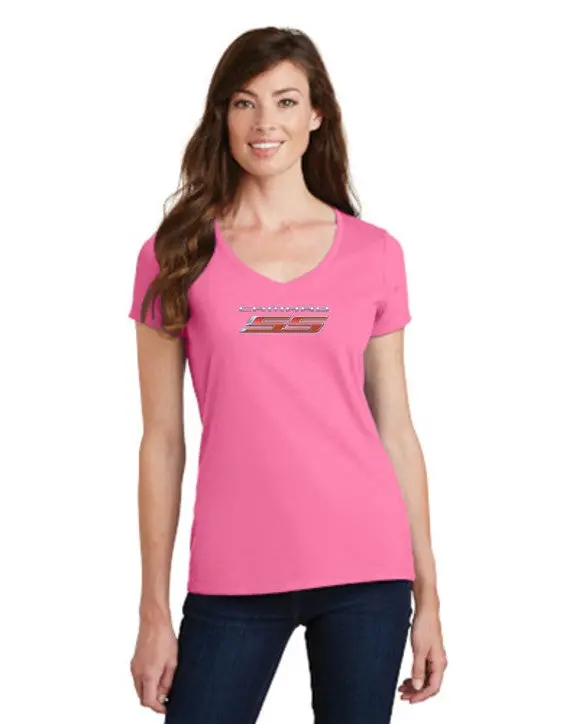 Camaro 2010 Ss Ladies V-Neck T-Shirt 9
