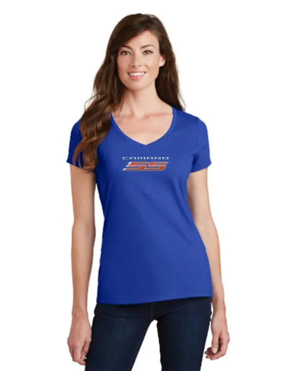 Camaro 2010 Ss Ladies V-Neck T-Shirt 11