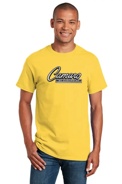 Camaro By Chevrolet Script T-Shirt 14