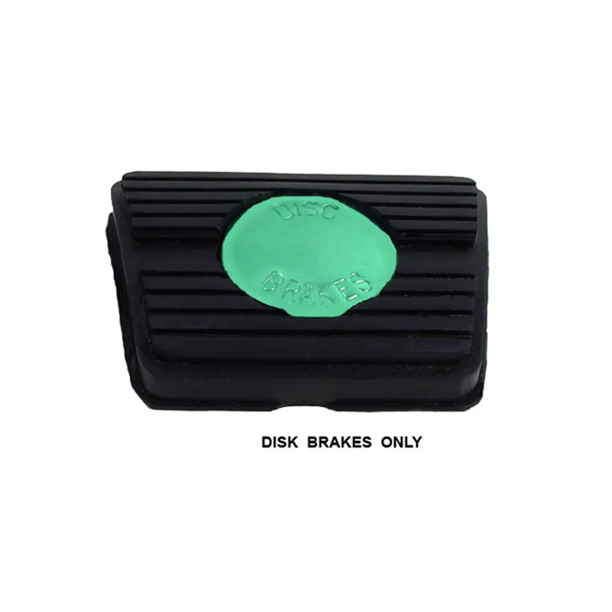1967–1969 Camaro Clutch Or Brake Pedal Pads With Stainless Steel Center 1