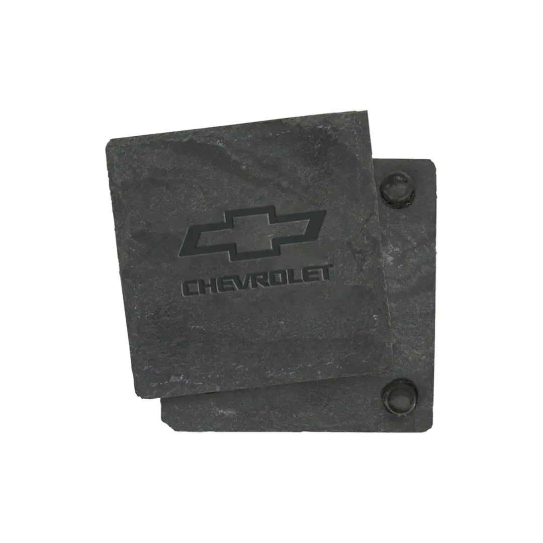 Chevy Bowtie Slate Coaster - 2 1