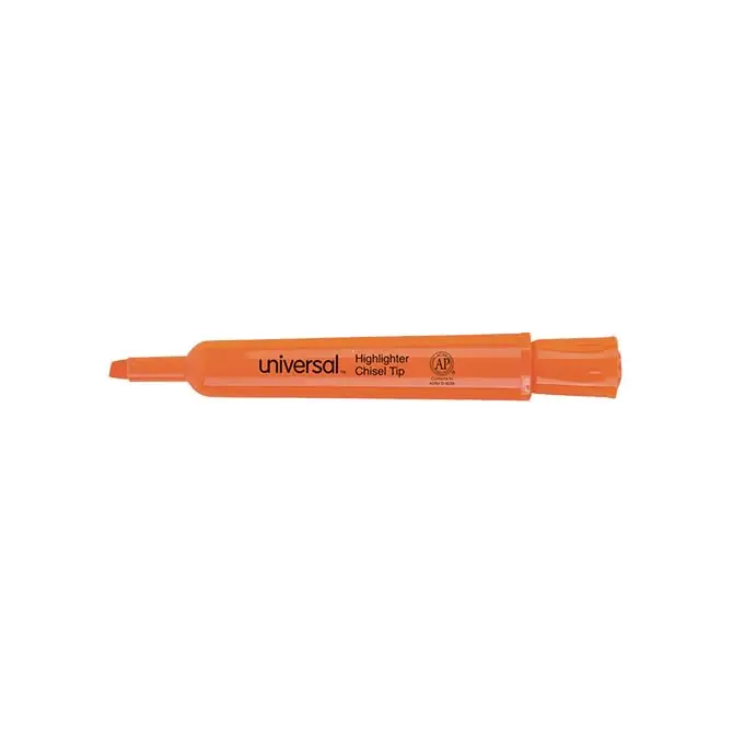 Premium Chisel Tip Highlighters For Office, School, And Home - Dual Line Broad & Narrow Highlighting - Comfortable Wide Grip Barrel - Fast-Drying, Fade-Resistant, Smudge-Proof Ink 9