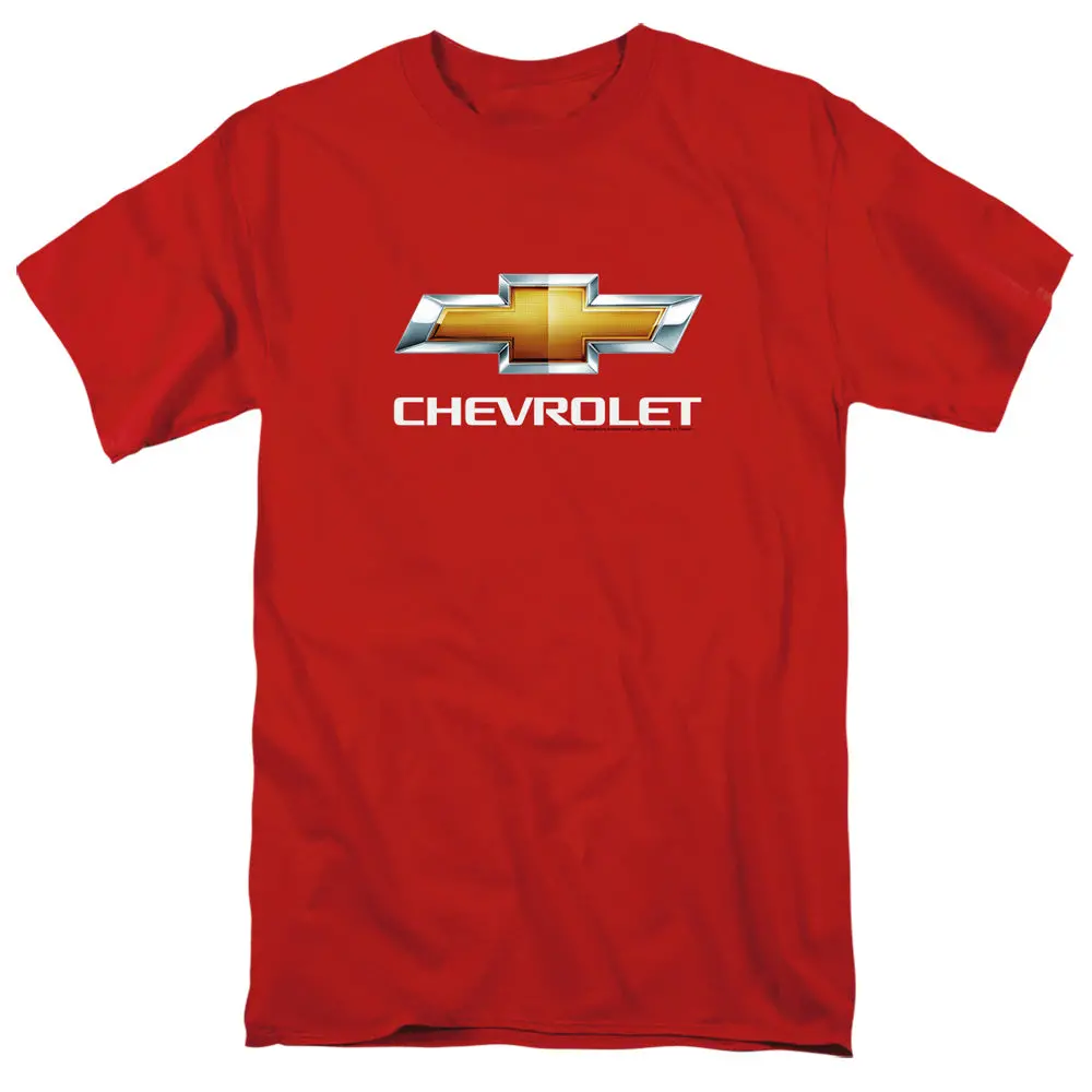 Chevy Bowtie Stacked-Adult Regular Fit Short Sleeve 1