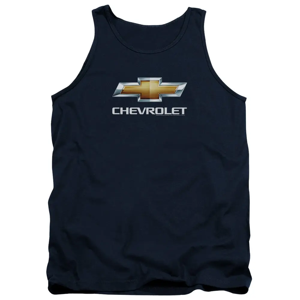 Chevy Bowtie Stacked-Adult Tank Top 1