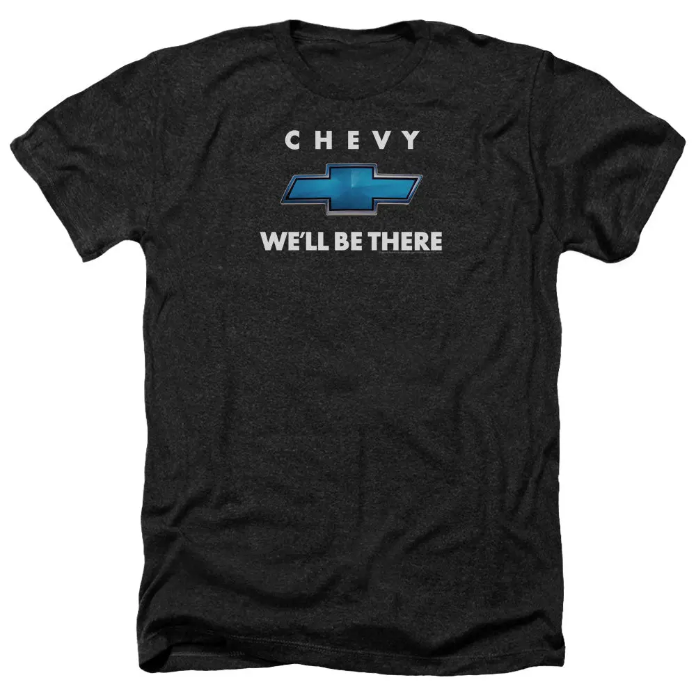 Chevrolet Well Be There-Adult Regular Fit Heather Short Sleeve-Charcoal 1