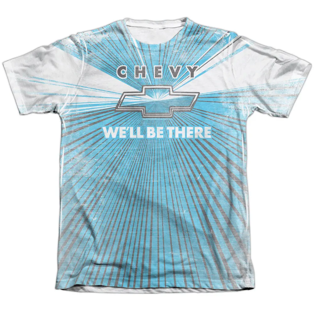 Chevrolet Well Be There-Adult Regular Fit Short Sleeve 65/35 Poly/Cotton-White 1