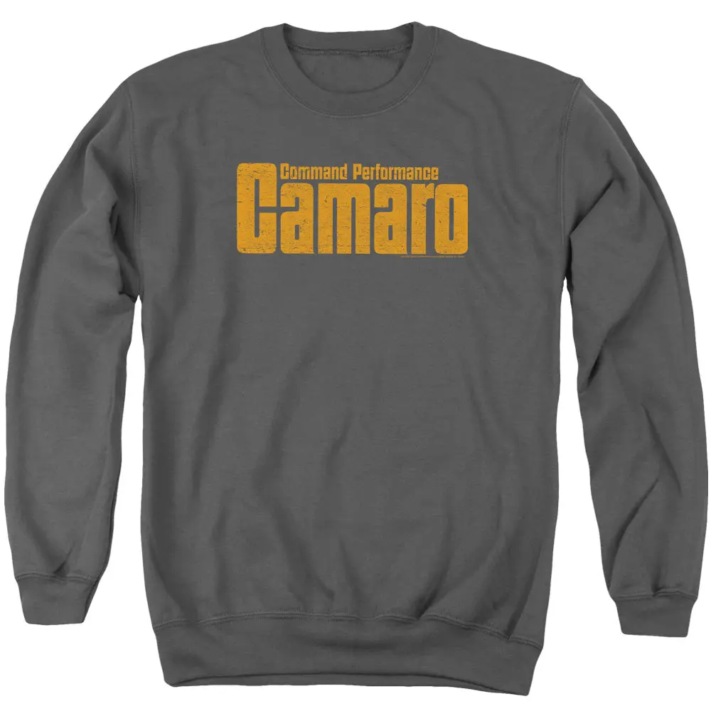 Chevrolet Camaro Command Performance-Adult Crewneck Sweatshirt-Charcoal 1