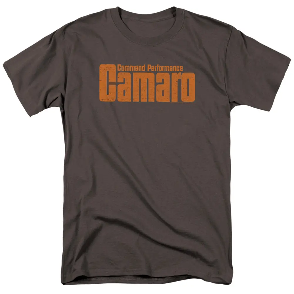 Chevrolet Camaro Command Performance-Adult Regular Fit Short Sleeve-Charcoal 1