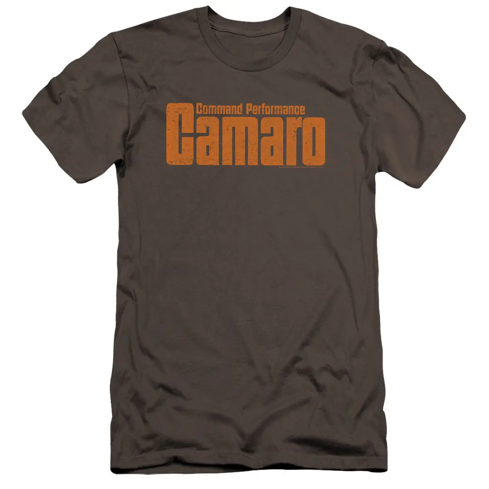 Chevrolet Camaro Command Performance-Premium Canvas Adult Slim Fit 30/1-Charcoal 1