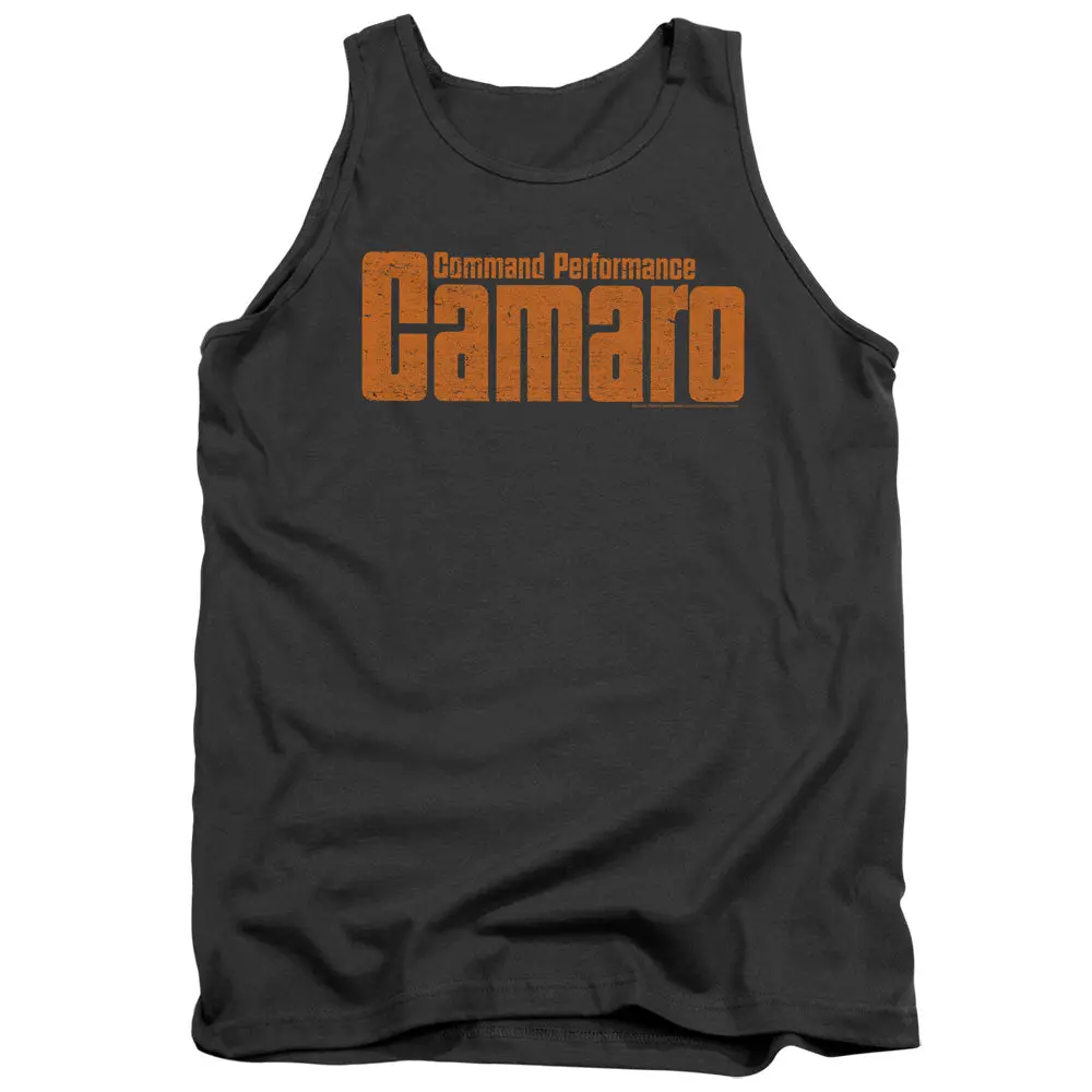 Chevrolet Camaro Command Performance-Adult Tank Top-Charcoal 1