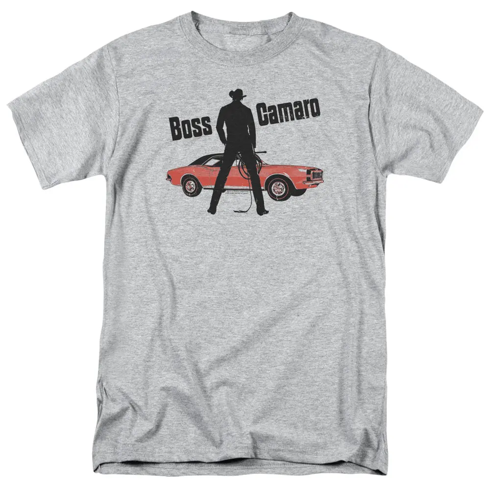 Chevrolet Boss Camaro-Adult Regular Fit Short Sleeve-Athletic Heather 1