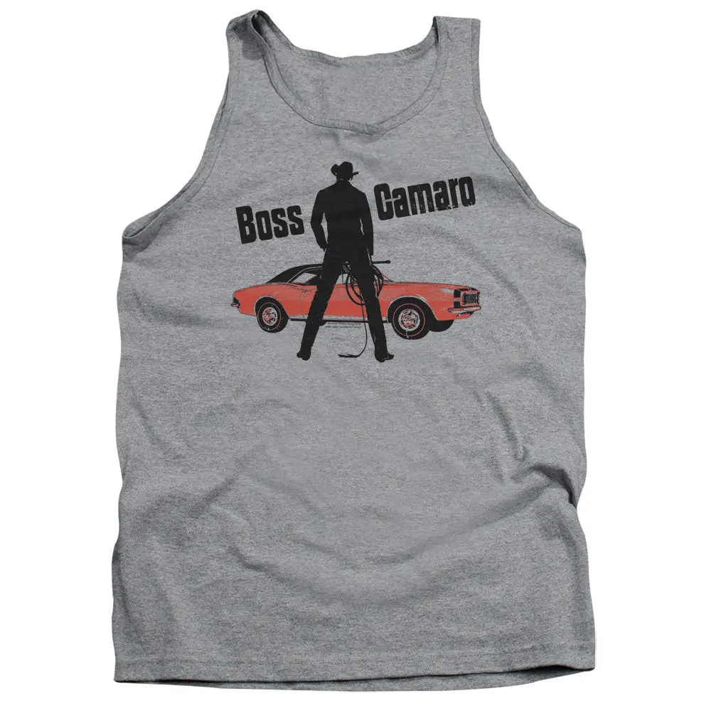 Chevrolet Boss Camaro-Adult Tank Top-Athletic Heather 1