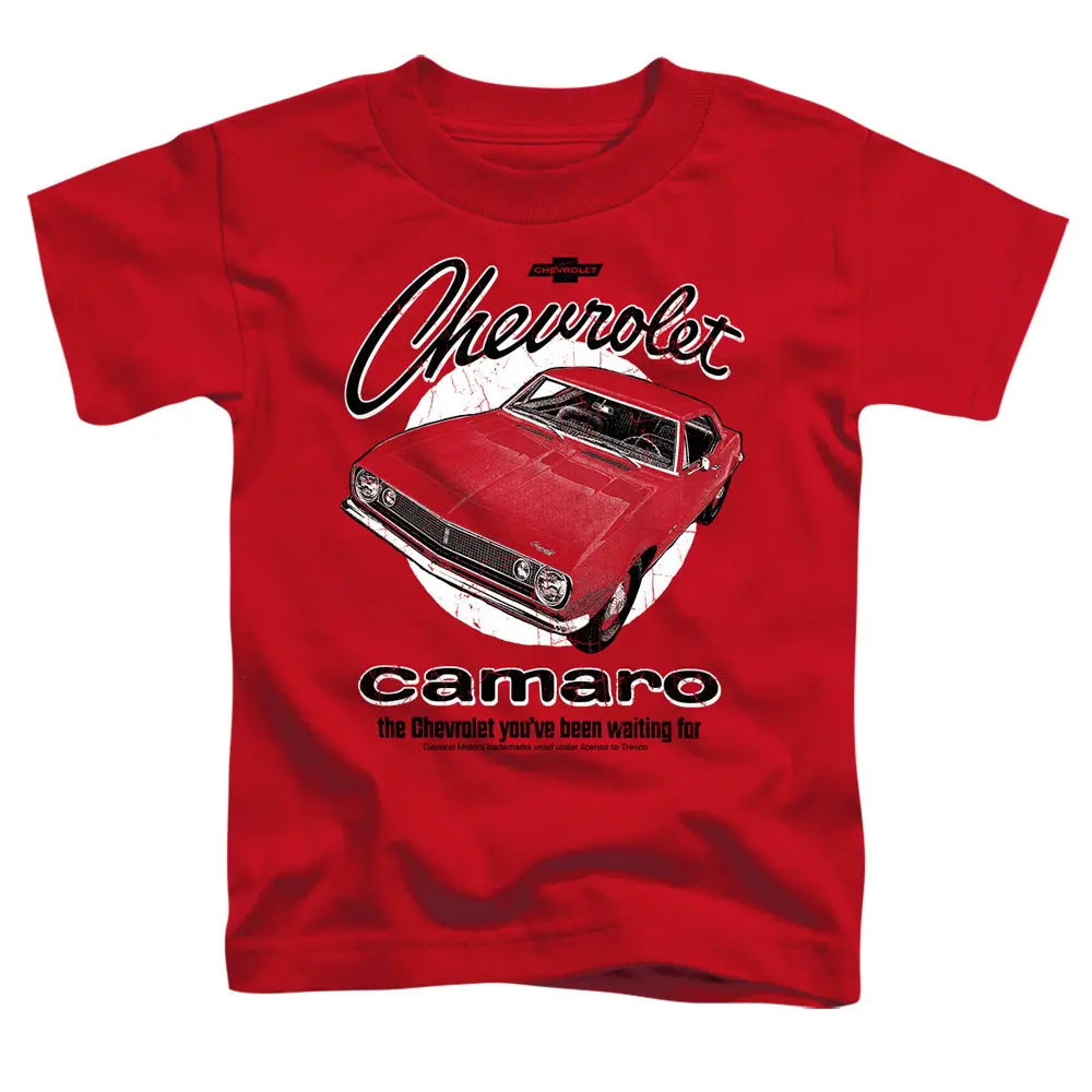 Chevrolet Retro Camaro Toddler Tee - Red Short Sleeve 1