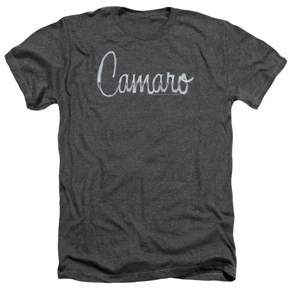 Vintage Chevrolet Camaro Metal Graphic T-Shirt – Regular Fit, Charcoal