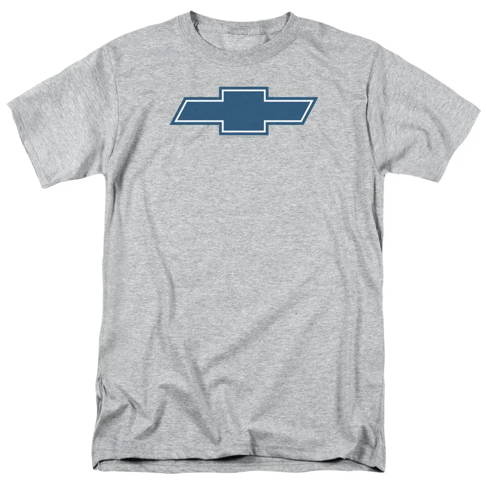 Chevrolet Simple Vintage Bowtie-Adult Regular Fit Short Sleeve-Athletic Heather 1