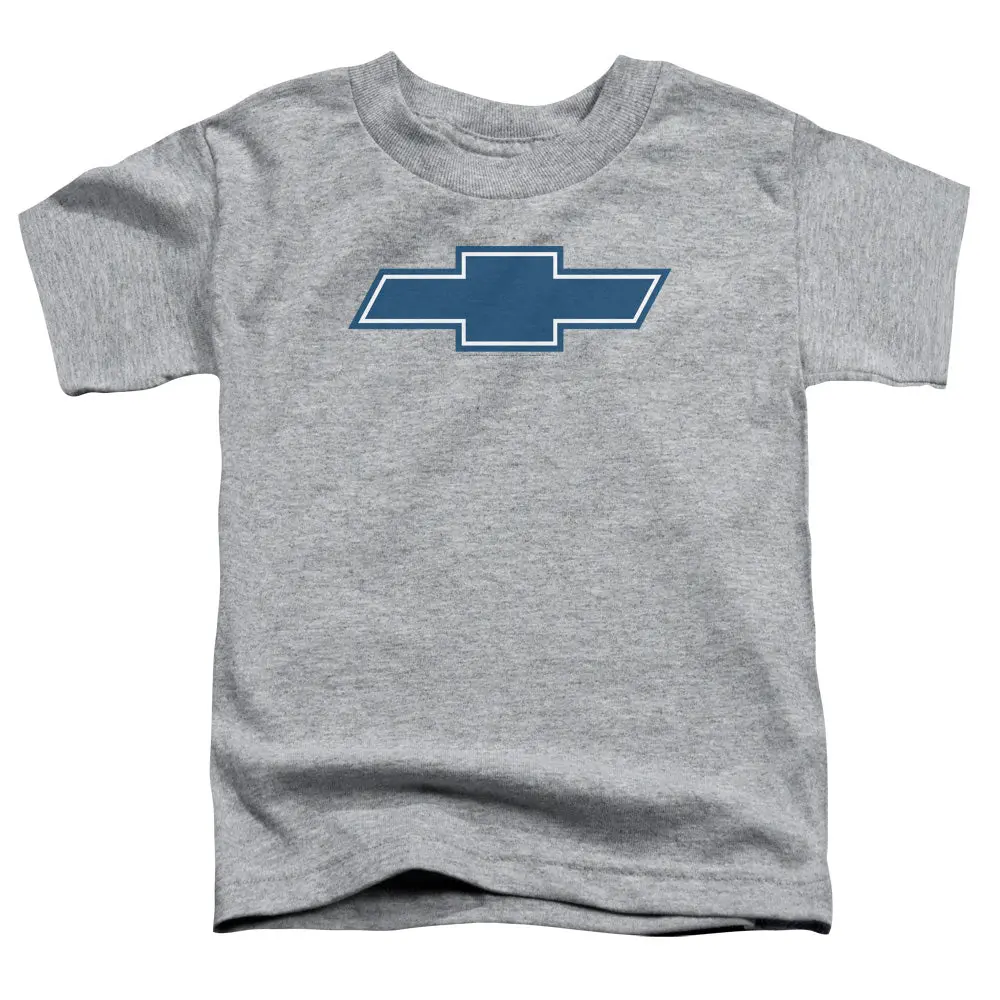 Chevrolet Simple Vintage Bowtie-Toddler Short Sleeve-Athletic Heather 1