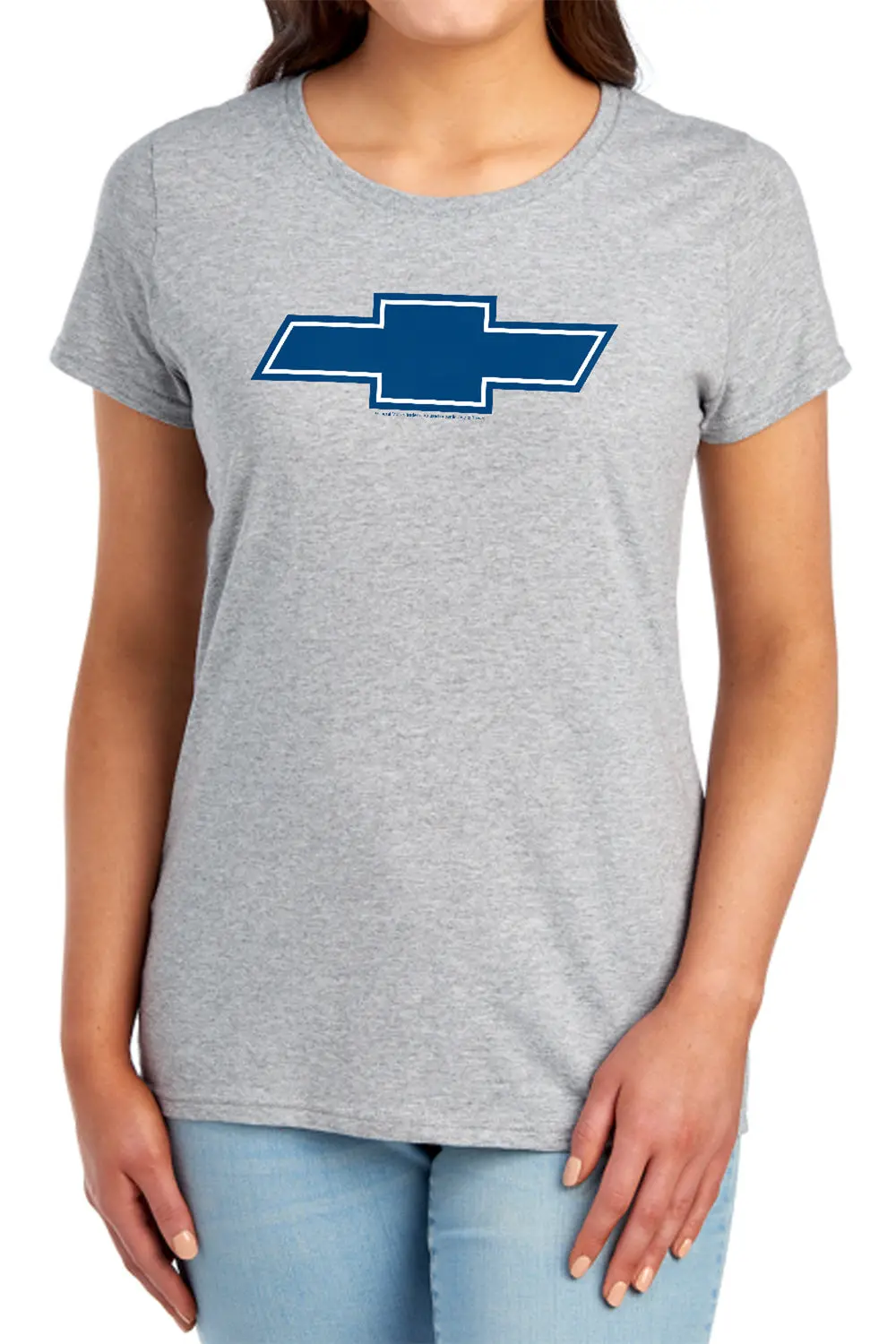 Chevrolet Simple Vintage Bowtie - Women's Short Sleeve - Athletic Heather 1