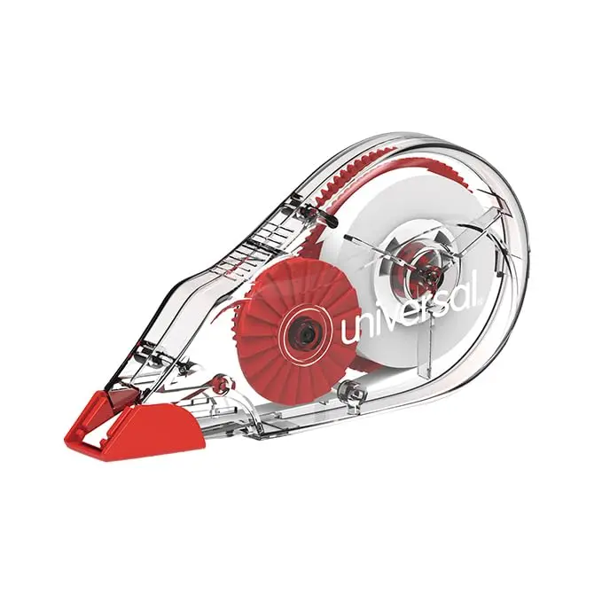 Correction Tape Dispenser - Non-Refillable, 1/5" X 315", Smooth Full Coverage In One Swipe - Ergonomic Design, Mini Roller Tip - Ideal For Office, School, Home Use 1