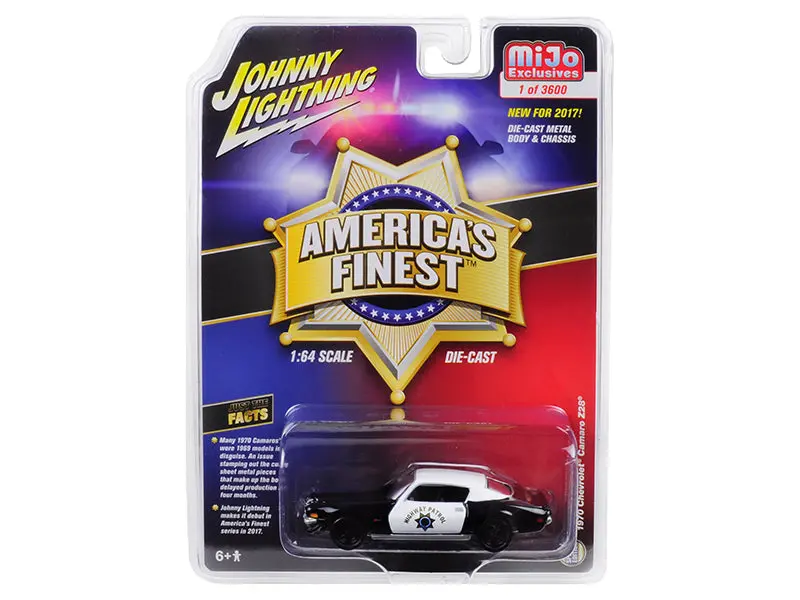 1970 Camaro Z28 "America's Finest" Highway Patrol Limited Edition 1/64 Diecast 1